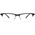 Chalcis - Rectangle Black Reading Glasses for Men